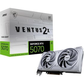 【新品】１週間以内発送【代引き不可】 MSI GeForce RTX 5070 12G VENTUS 2X OC WHITE グラフィックスボード VD9070 パソコン 周辺機器 PC