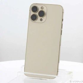 【中古】au iPhone13 Pro Max 512GB ゴールド MLJV3J／A SIMフリー 【276-ud】