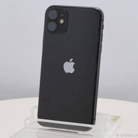 〔中古〕Apple(アップル) iPhone11 64GB ブラック MHDA3J／A SIMフリー〔352-ud〕