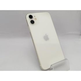 【中古】Apple au 【SIMロック解除済み】 iPhone 11 64GB ホワイト MWLU2J/A【川越クレアモール】保証期間１ヶ月【ランクB】