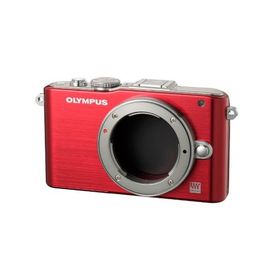 OLYMPUS ミラーレス一眼 PEN Lite E-PL3 ボディ レッド E-PL3 BODY RED