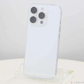 【中古】Apple(アップル) iPhone16 Pro 128GB ホワイトチタニウム MYMW3J／A SIMフリー 【276-ud】