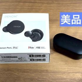 【美品】DENON Perl Pro ワイヤレスイヤホン ブラック