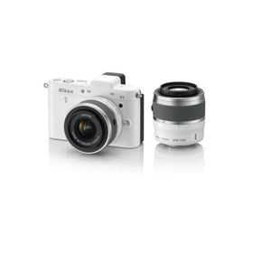 Nikon ミラーレス一眼カメラ Nikon 1 (ニコンワン) V1 (ブイワン) ダブルズームキット ホワイト N1 V1WZ WH