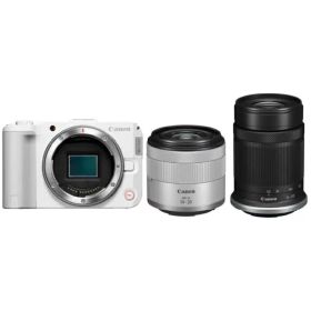 CANON｜キヤノン EOS R50 V ダブルズームキット ミラーレス一眼カメラ ホワイト [ズームレンズ+ズームレンズ]