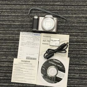 【美品】OLYMPUS STYLUS SZ-15 コンパクトデジタルカメラ 純正