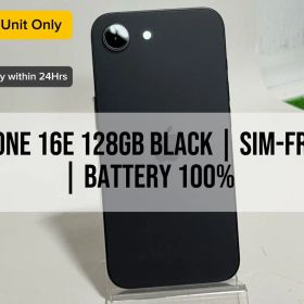 iPhone 16e 128GB ブラック｜SIMフリー｜バッテリー100%
