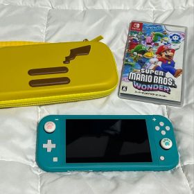 Nintendo Switch Lite ターコイズ本体 ケース マリオワンダー
