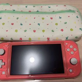 Nintendo Switch Lite 本体 コーラル 保護ケース付き