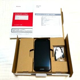 docomo らくらくスマートフォン F-52B ネイビー SIMフリー ドコモ