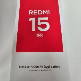 Xiaomi Redmi 15 5G A501XM ミッドナイトブラック 【RAM 4GB / ROM 128GB SoftBank版 SIMフリー】 HS001