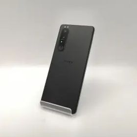 【中古】SONY docomo 【SIMロックあり】 Xperia 1 III フロストブラック 12GB 256GB SO-51B【広島本通】保証期間１ヶ月【ランクC】