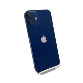 【全額返金保証】【最速発送】 iPhone mini 12 128GB ブルー Softbank SIMフリー 白ロム 動作確認済 76%