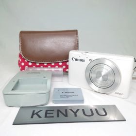 【美品】Canon PowerShot S200白 ホワイト 動作確認済み