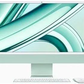 「新品」iMac 24インチ Retina 4.5Kディスプレイモデル MQRA3J/A [グリーン] M3チップ SSD256GB