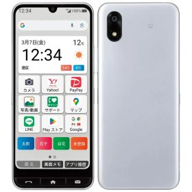 「新品・ワイモバイル版」SIMフリー かんたんスマホ4 A402ZT 4GB/128GB [シルバー]