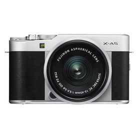 【中古】【1ヶ月保証】 富士フイルム FUJIFILM X-A5レンズキット シルバー X-A5LK-S