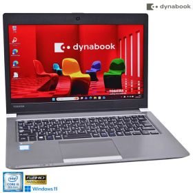 フルHD モバイル 中古 東芝 dynabook R63/M Core i5 8250U M.2SSD256G メモリ8GB Webカメラ Wi-Fi Windows11【中古】