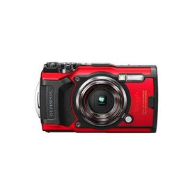 【中古】【1ヶ月保証】オリンパス OLYMPUS Tough TG-6 レッド 1200万画素CMOS F2.0 15m 防水 100kgf耐荷重