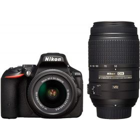 Nikon D5500 ダブルズームキット ブラック 良品 動作確認済み 1ヶ月保証付 初心者向け