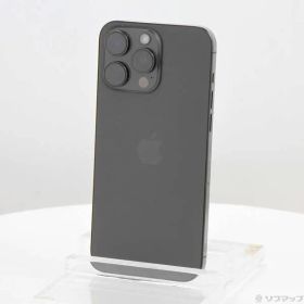 ソフマップ 〔中古品〕 iPhone15 Pro Max 256GB ブラックチタニウム NU6P3J／A SIMフリー【276】