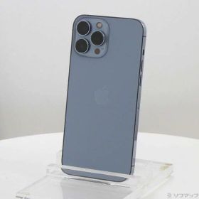 【中古】Apple(アップル) iPhone13 Pro Max 128GB シエラブルー MLJ73J／A SIMフリー 【276-ud】