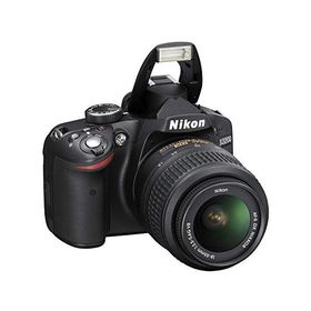Nikon デジタル一眼レフカメラ D3200 レンズキット AF-S DX NIKKOR 18-55mm f/3.5-5.6G VR付属 ブラック D3200LKBK