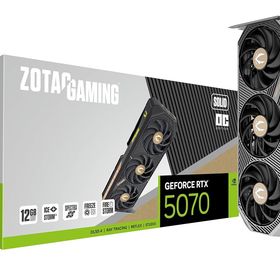ZOTAC ゲーミング GeForce RTX 5070 Solid OC DLSS 4 12GB GDDR7 ZT-B50700J-10P