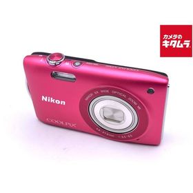 【中古】 【良品】 ニコン COOLPIX S3300 ストロベリーピンク