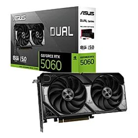 ASUS(エイスース) グラフィックボード Dual GeForce RTX 5060 8GB GDDR7 OC Edition DUAL-RTX5060-O8G ［GeForce RTXシリーズ /8GB］ DUALRTX5060O8G [振込不可] [代引不可]
