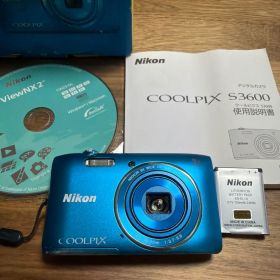 Nikon COOLPIX ニコン クールピクス S3600 ブルー 動作未確認