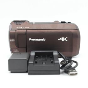 【美品】パナソニック 4K ビデオ VX992M 64GB カカオブラウン HC-VX992M-T JS129-02397