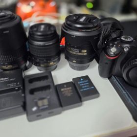Nikon D5100 レンズ3本セット シャッター回数約4,389回