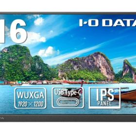 【新品/取寄品/代引不可】広色域&WUXGA(1920x1200)対応 16型モバイルディスプレイ LCD-YC163DX