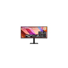 LG(エルジー) USB-C接続 PCモニター LG UltraWide 34U650A-B ［34型 /UWQHD(3440×1440） /ワイド /曲面型 /100Hz］