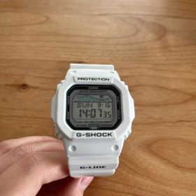美品 CASIO G-SHOCK G-LIDE ホワイト デジタル腕時計