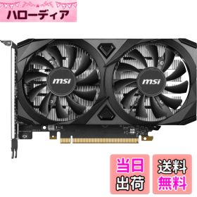 【送料無料】MSI GeForce RTX 3050 VENTUS 2X 6G OC PCIe4.0 補助電源不要 デュアルファン搭載 グラフィックスボード VD8789