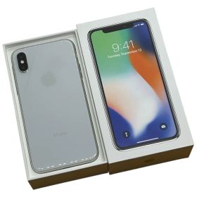 【ジャンク】中古品 iPhone X 64GB シルバー A179