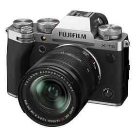 【中古】【1ヶ月保証】 富士フイルム FUJIFILM X-T5 レンズキット(XF18-55) シルバー F X-T5LK-1855-S ミラー