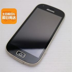 良品中古 F-03K らくらくスマートフォン me ゴールド スマホ 即日発送 白ロム 中古 DoCoMo 富士通 あすつく 土日祝発送OK