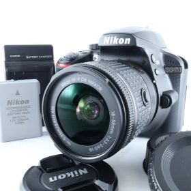 【良品】《 ショット数 21654回》Nikon デジタル一眼レフカメラ D3400 AF-P 18-55 VR レンズキット ブラック D3400LKBK