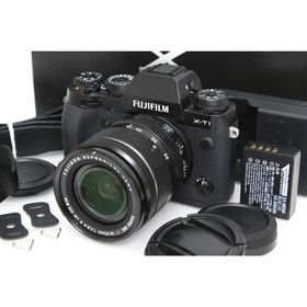 【全額返金保証】並品｜富士フイルム FUJIFILM X-T1 F X-T1B/1855KIT レンズキット CA01-R6666-3X2