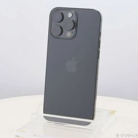 ソフマップ 〔中古品〕 iPhone16 Pro Max 512GB ブラックチタニウム MYWL3J／A SIMフリー【276】