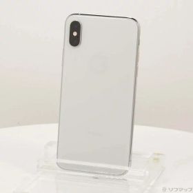 【中古】Apple(アップル) iPhoneXS 256GB シルバー MTE12J／A SoftBank 【371-ud】