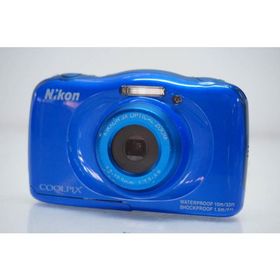 中古 NIKONニコン コンパクトデジタルカメラ COOLPIXクールピクス S33 1317万画素 防水