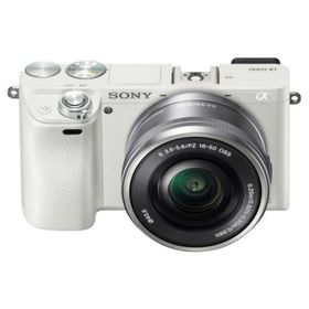 【中古】【1ヶ月保証】 ソニー SONY α6000 パワーズームレンズキット ホワイト ILCE-6000L W ミラーレス一眼