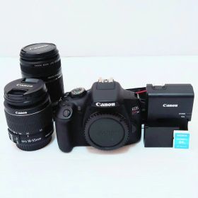 【美品】Canon EOS Kiss X90 デジタル一眼レフ ダブルレンズ