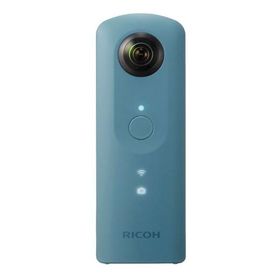【中古】【1ヶ月保証】 リコー RICOH THETA SC ブルー 全天球カメラ 910743