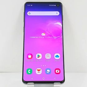 Galaxy S10 SCV41 au プリズム ブラック 送料無料 本体 c22005 【中古】