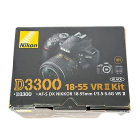 正常可動 美品 Nikon ニコン D3300 カメラ 初心者向け 一眼レフ デジイチ 18-55 ブラック 22738331 2099983
